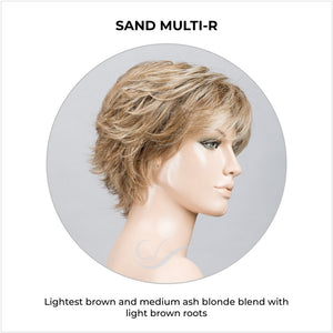 Relax Large by Ellen Wille in Sand Multi-R-Lightest brown and medium ash blonde blend with light brown roots