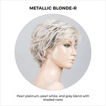 Load image into Gallery viewer, Relax by Ellen Wille in Metallic Blonde-R-Pearl platinum, pearl white, and grey blend with shaded roots
