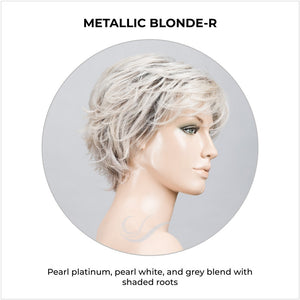 Relax by Ellen Wille in Metallic Blonde-R-Pearl platinum, pearl white, and grey blend with shaded roots