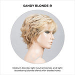Load image into Gallery viewer, Relax by Ellen Wille in Sandy Blonde-R-Medium blonde, light neutral blonde, and light strawberry blonde blend with shaded roots

