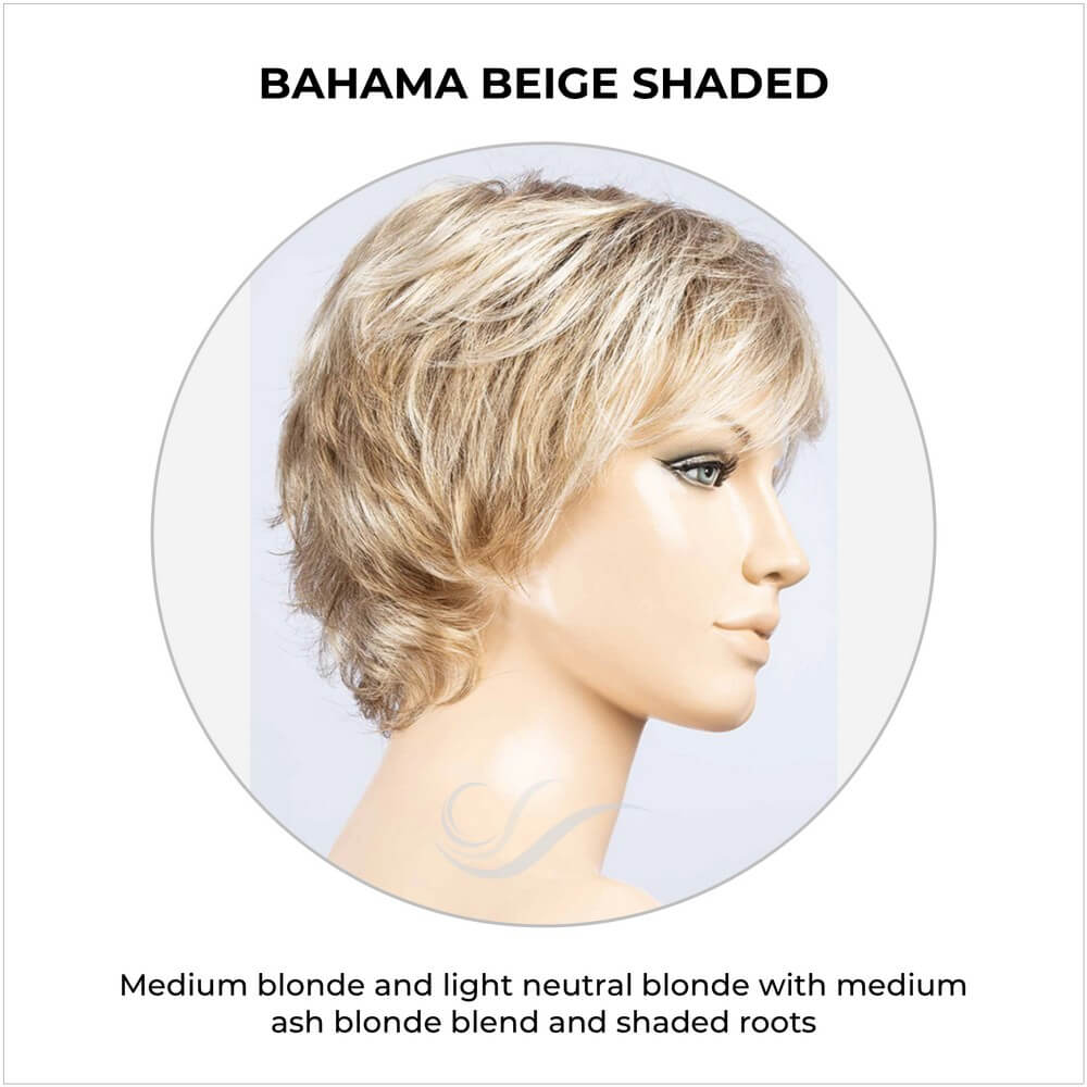 Rica by Ellen Wille in Bahama Beige Shaded-Medium blonde and light neutral blonde with medium ash blonde blend and shaded roots