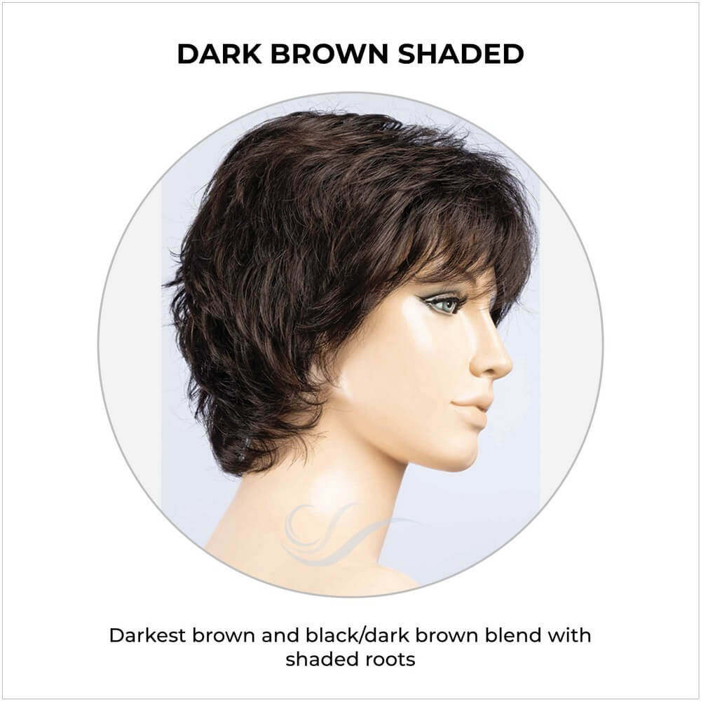 Rica by Ellen Wille in Dark Brown Shaded-Darkest brown and black/dark brown blend with shaded roots