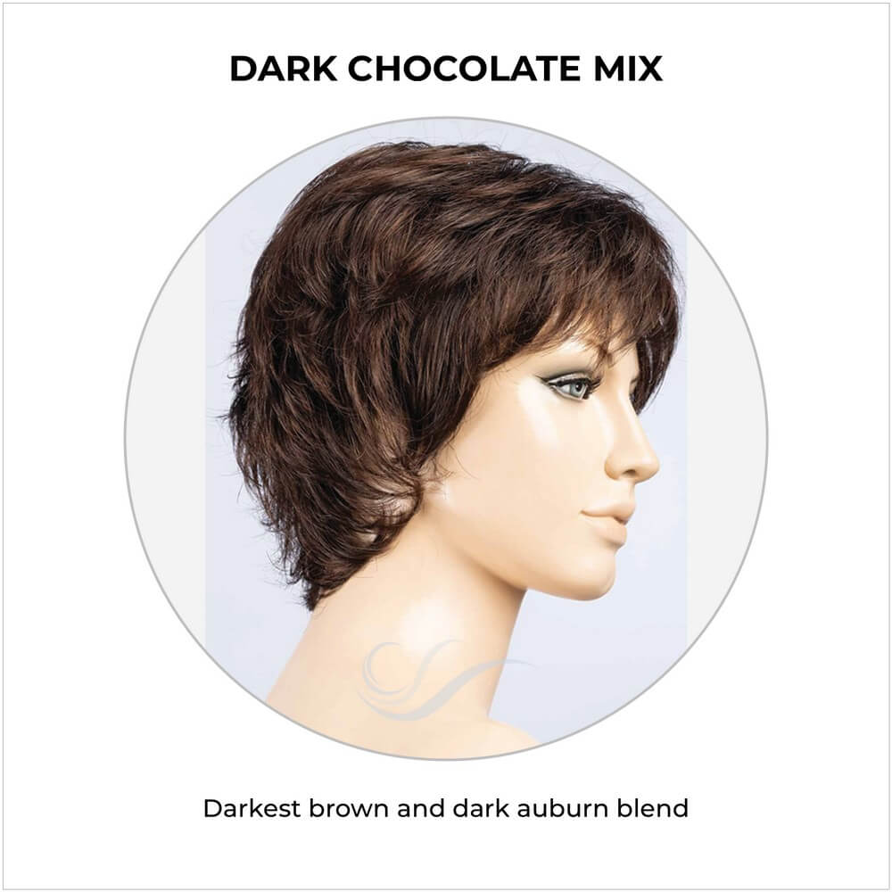 Rica by Ellen Wille in Dark Chocolate Mix-Darkest brown and dark auburn blend