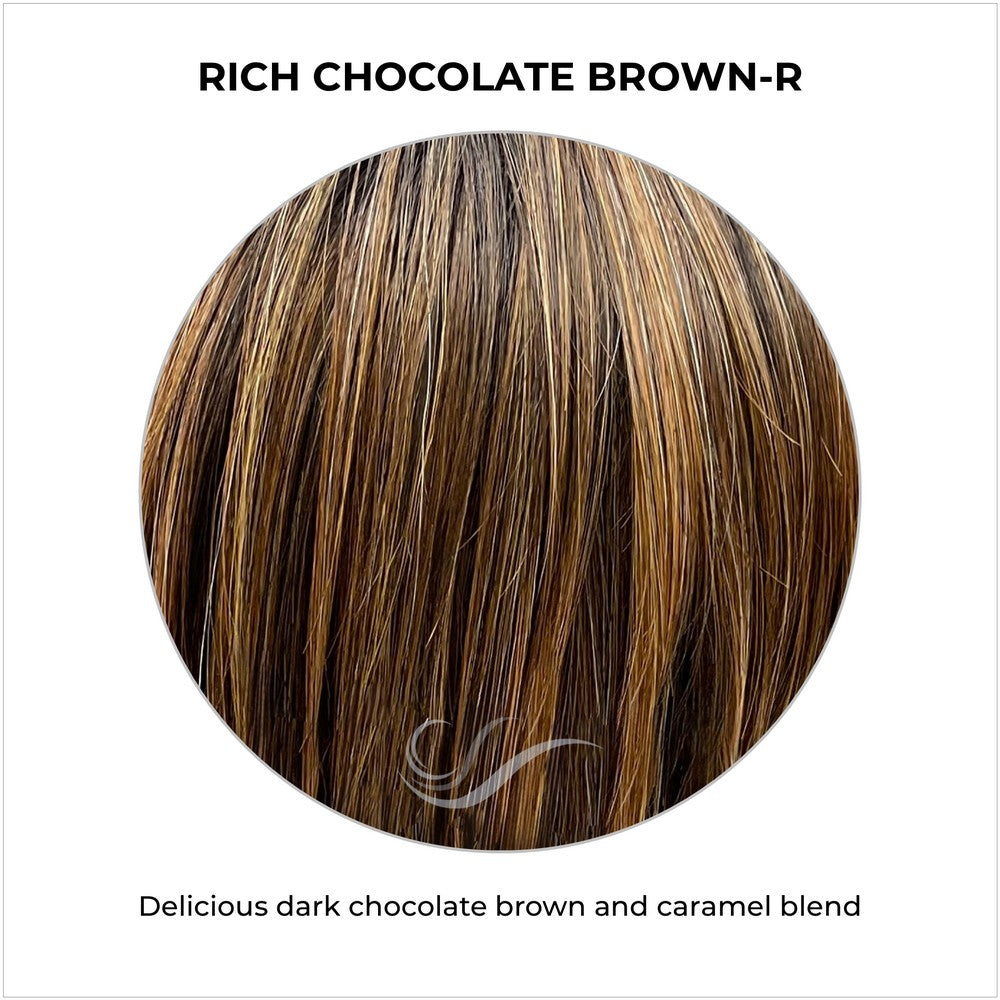 Rich Chocolate Brown-R-Delicious dark chocolate brown and caramel blend