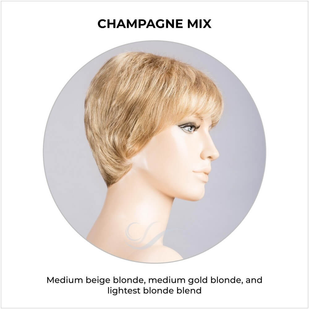 Rimini Mono by Ellen Wille in Champagne Mix-Medium beige blonde, medium gold blonde, and lightest blonde blend