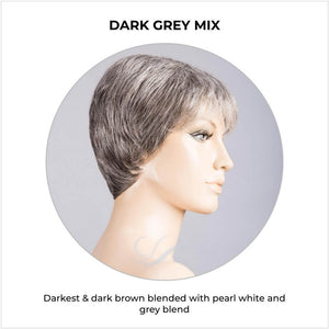 Rimini Mono by Ellen Wille in Dark Grey Mix-Darkest & dark brown blended with pearl white and grey blend