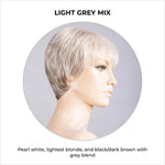 Load image into Gallery viewer, Rimini Mono by Ellen Wille in Light Grey Mix-Pearl white, lightest blonde, and black/dark brown with grey blend

