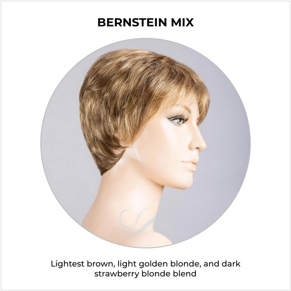 Rimini Mono Large by Ellen Wille in Bernstein Mix-Lightest brown, light golden blonde, and dark strawberry blonde blend