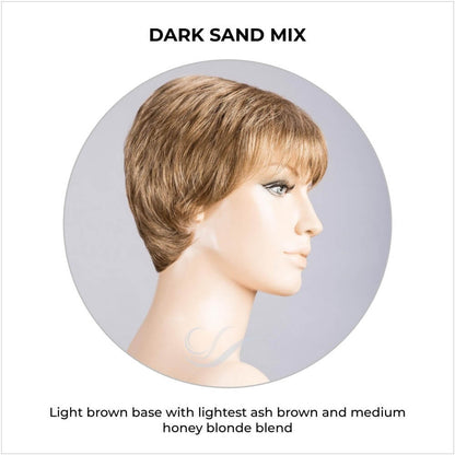 Rimini Mono Large by Ellen Wille in Dark Sand Mix-Light brown base with lightest ash brown and medium honey blonde blend