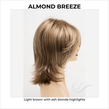 Rose by Envy in Almond Breeze-Light brown with ash blonde highlights