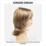 Load image into Gallery viewer, Rose by Envy in Ginger Cream-Dark golden and ash blondes with pale ash blonde highlights
