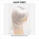 Load image into Gallery viewer, Rose by Envy in Light Grey-Soft white blended with silver
