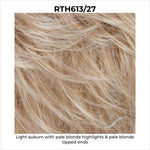 Load image into Gallery viewer, RTH613/27-Light auburn with pale blonde highlights &amp; pale blonde tipped ends
