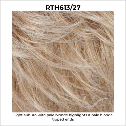 RTH613/27-Light auburn with pale blonde highlights & pale blonde tipped ends