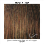 Load image into Gallery viewer, Rusty Red-Medium reddish brown base with light reddish highlights
