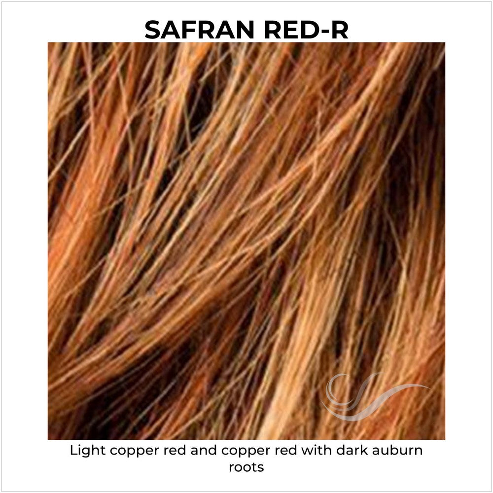 Safran Red-R-Light copper red and copper red with dark auburn roots