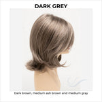 Load image into Gallery viewer, Sam by Envy in Dark Grey-Dark brown, medium ash brown and medium gray
