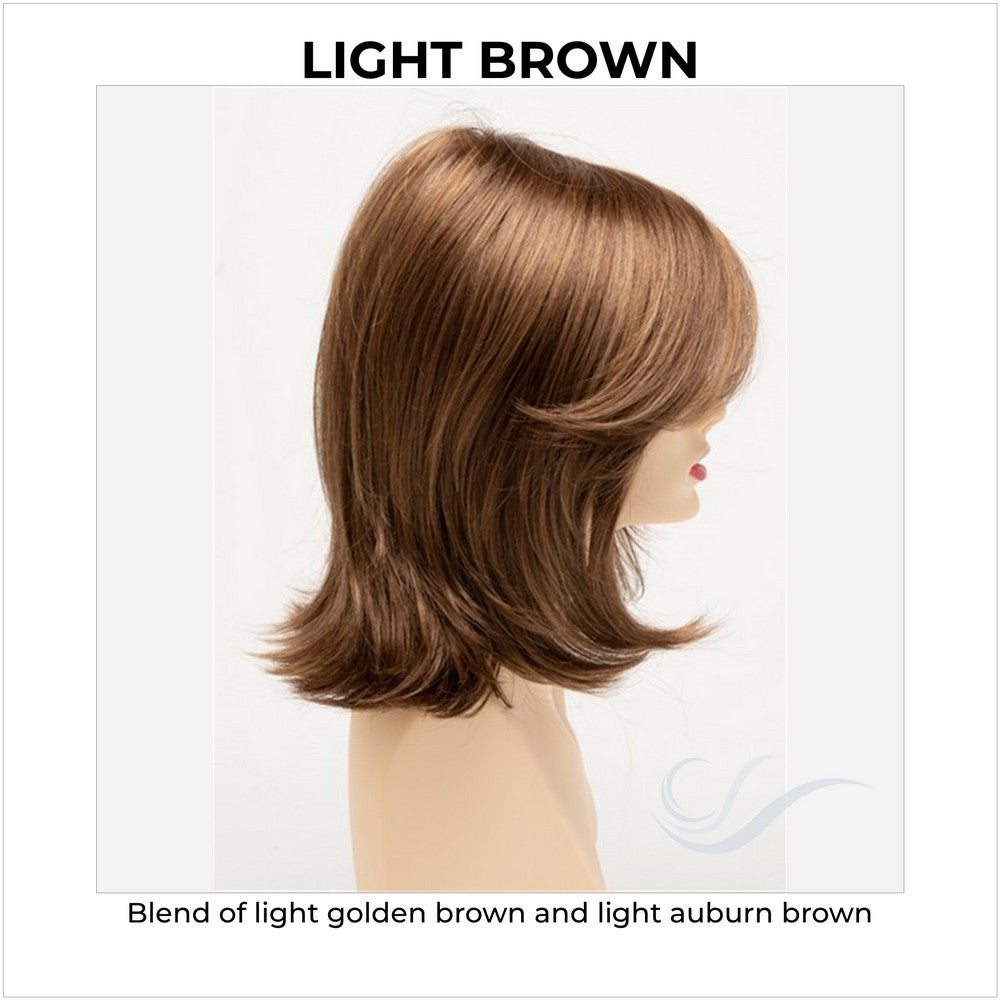 Sam by Envy in Light Brown-Blend of light golden brown and light auburn brown