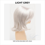 Load image into Gallery viewer, Sam by Envy in Light Grey-Soft white blended with silver
