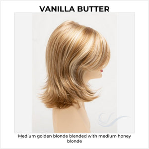 Sam by Envy in Vanilla Butter-Medium golden blonde blended with medium honey blonde
