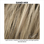 Load image into Gallery viewer, Sand Mix-Light brown, medium honey blonde, and light golden blonde blend
