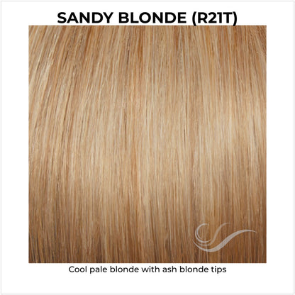 Sandy Blonde (R21T)-Cool pale blonde with ash blonde tips