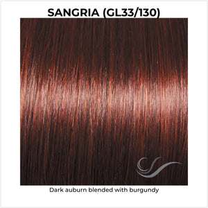 Sangria (GL33/130)-Dark auburn blended with burgundy