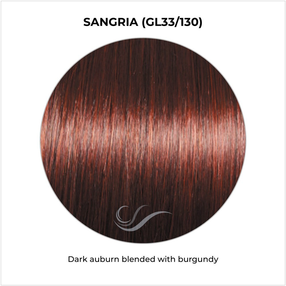 Sangria (GL33/130)-Dark auburn blended with burgundy