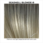 Load image into Gallery viewer, Seashell Blonde-R-Platinum and beige blonde with dark roots
