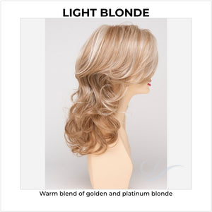 Selena By Envy in Light Blonde-Warm blend of golden and platinum blonde