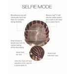 Load image into Gallery viewer, Selfie Mode by Raquel Welch cap construction
