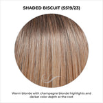 Load image into Gallery viewer, Shaded Biscuit (SS19/23)-Warm blonde with champagne blonde highlights and darker color depth at the root
