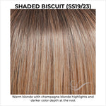 Load image into Gallery viewer, Shaded Biscuit (SS19/23)-Warm blonde with champagne blonde highlights and darker color depth at the root
