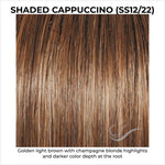 Load image into Gallery viewer, Shaded Cappuccino (SS12/22)-Golden light brown with champagne blonde highlights and darker color depth at the root
