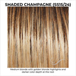 Load image into Gallery viewer, Shaded Champagne (SS15/24)-Medium blonde with golden blonde highlights and darker color depth at the root
