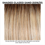 Load image into Gallery viewer, Shaded Glazed Sand (SS16/21)-Honey blonde with pale blonde highlights and darker color depth at the root
