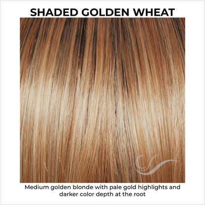 Shaded Golden Wheat (SS14/88)-Medium golden blonde with pale gold highlights and darker color depth at the root