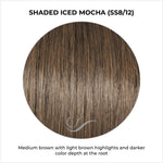 Load image into Gallery viewer, Shaded Iced Mocha (SS8/12)-Medium brown with light brown highlights and darker color depth at the root
