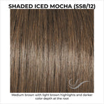 Load image into Gallery viewer, Shaded Iced Mocha (SS8/12)-Medium brown with light brown highlights and darker color depth at the root
