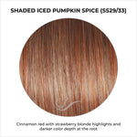 Load image into Gallery viewer, Shaded Iced Pumpkin Spice (SS29/33)-Cinnamon red with strawberry blonde highlights and darker color depth at the root
