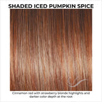 Load image into Gallery viewer, Shaded Iced Pumpkin Spice (SS29/33)-Cinnamon red with strawberry blonde highlights and darker color depth at the root
