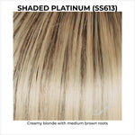 Load image into Gallery viewer, Shaded Platinum (SS613)-Creamy blonde with medium brown roots

