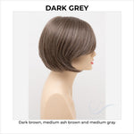 Load image into Gallery viewer, Shyla By Envy in Dark Grey-Dark brown, medium ash brown and medium gray

