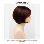 Load image into Gallery viewer, Shyla By Envy in Dark Red-Dark auburn brown and copper with burgundy highlights
