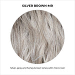 Load image into Gallery viewer, Silver Brown-MR-Silver, gray and honey brown tones with micro root
