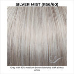 Load image into Gallery viewer, Silver Mist (R56/60)-Gray with 10% medium brown blended with silvery white
