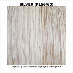 Silver (RL56/60)-Lightest gray with white highlights throughout