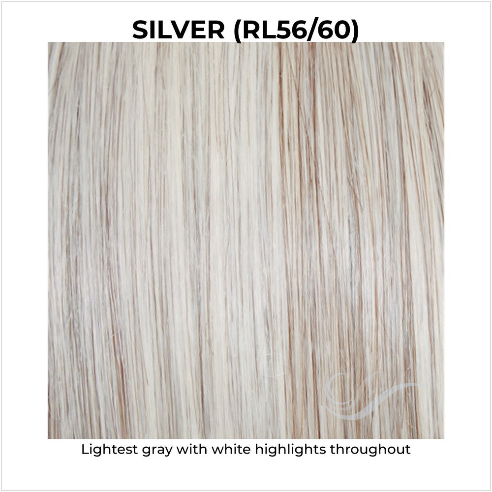 Silver (RL56/60)-Lightest gray with white highlights throughout