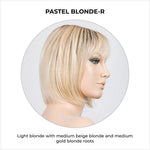 Load image into Gallery viewer, Sing by Ellen Wille in Pastel Blonde-R-Light blonde with medium beige blonde and medium gold blonde roots
