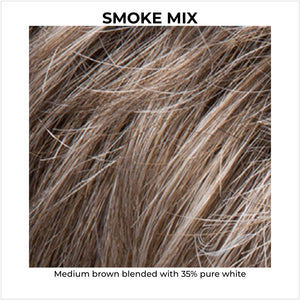 Smoke Mix-Medium brown blended with 35% pure white